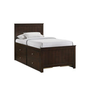 Sami Twin Captains 3PC Bedroom Set in Espresso