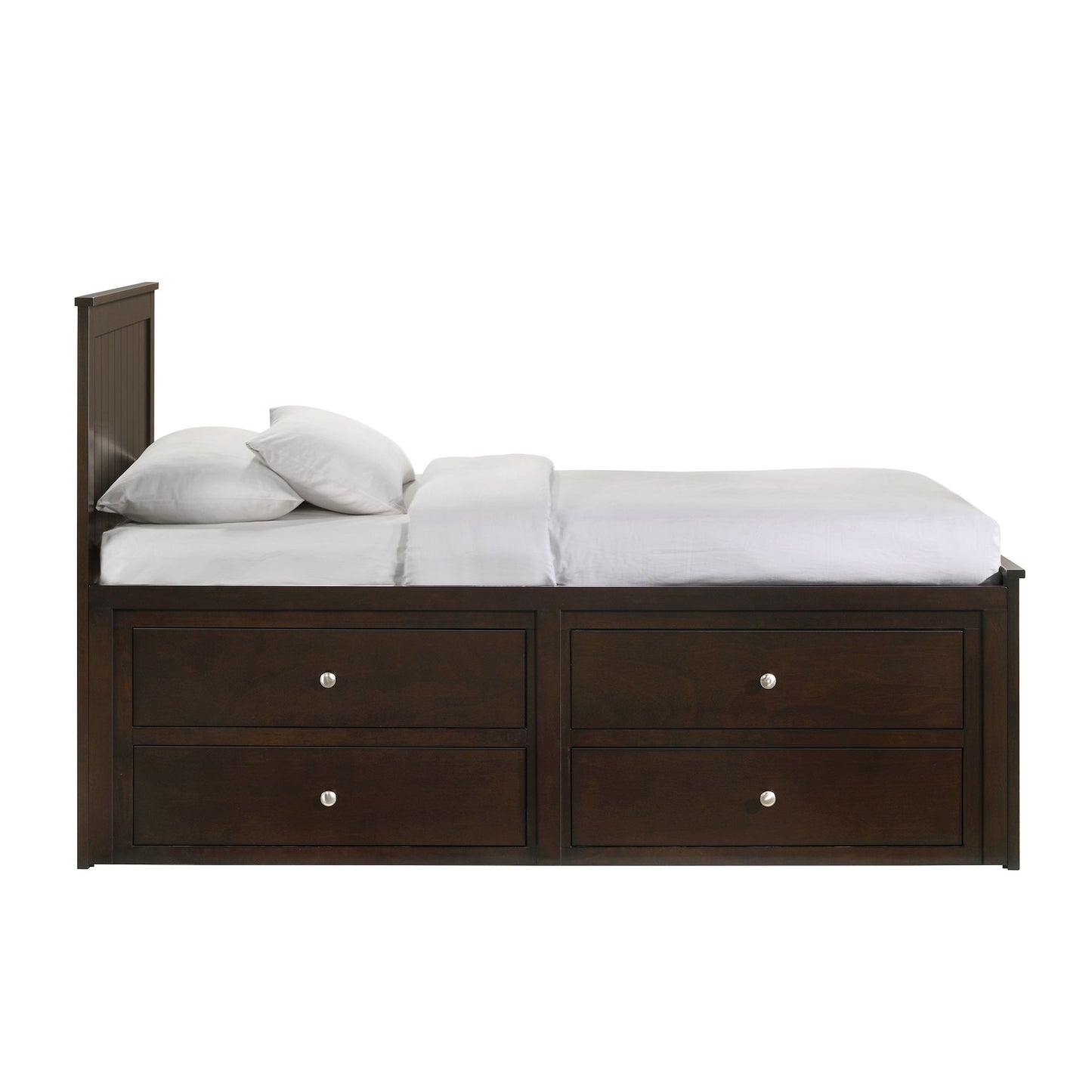 Sami Twin Captains Bed in Espresso