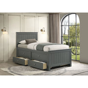 Sami Twin Captains Bed in Grey