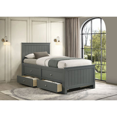 Sami Twin Captains Bed in Grey
