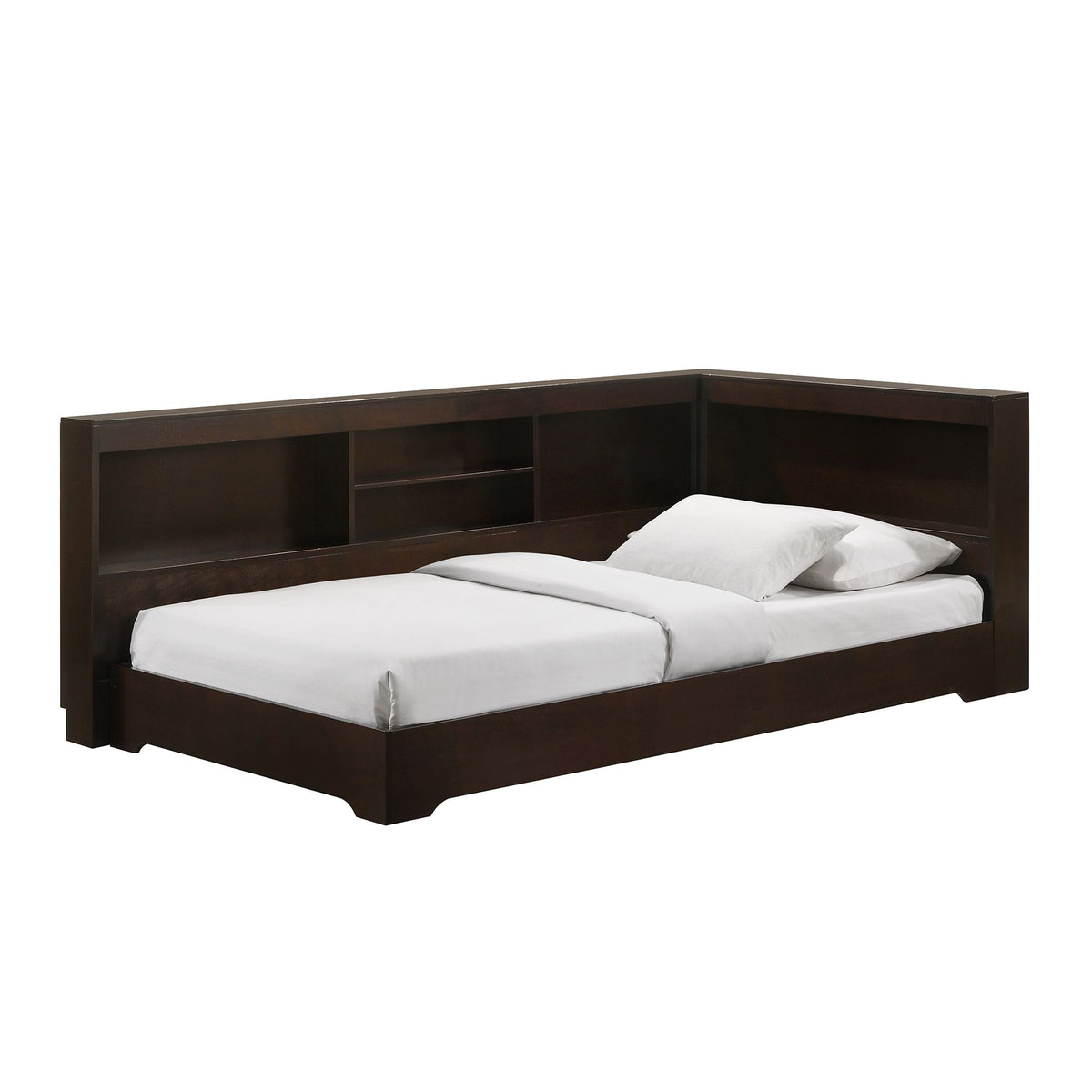Sami Twin Corner Bed In Espresso