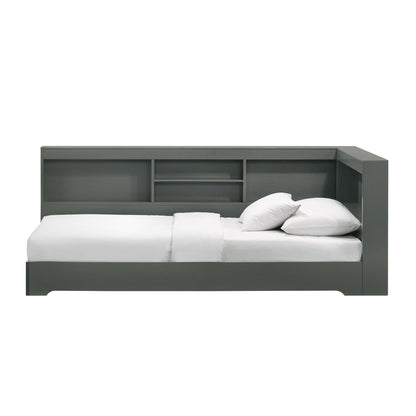 Sami Twin Corner Bed in Grey
