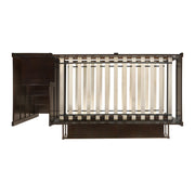 Sami Twin Over Full Step Bunk with Left HB in Espresso