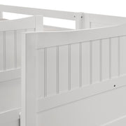 Sami Twin Over Twin Step Bunk with Right HB in White