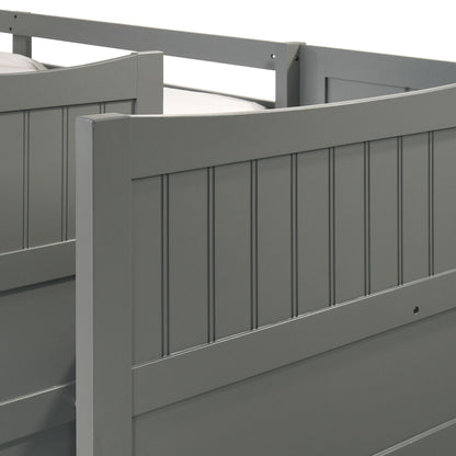 Sami Twin Over Twin Step Bunk with Right HB in Grey