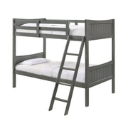Sami Twin Over Twin Bunk Grey