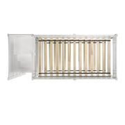 Sami Twin Over Twin Step Bunk with Left HB in White