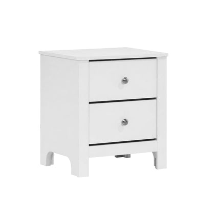 Sami Youth Twin Panel 3PC Bedroom Set in White