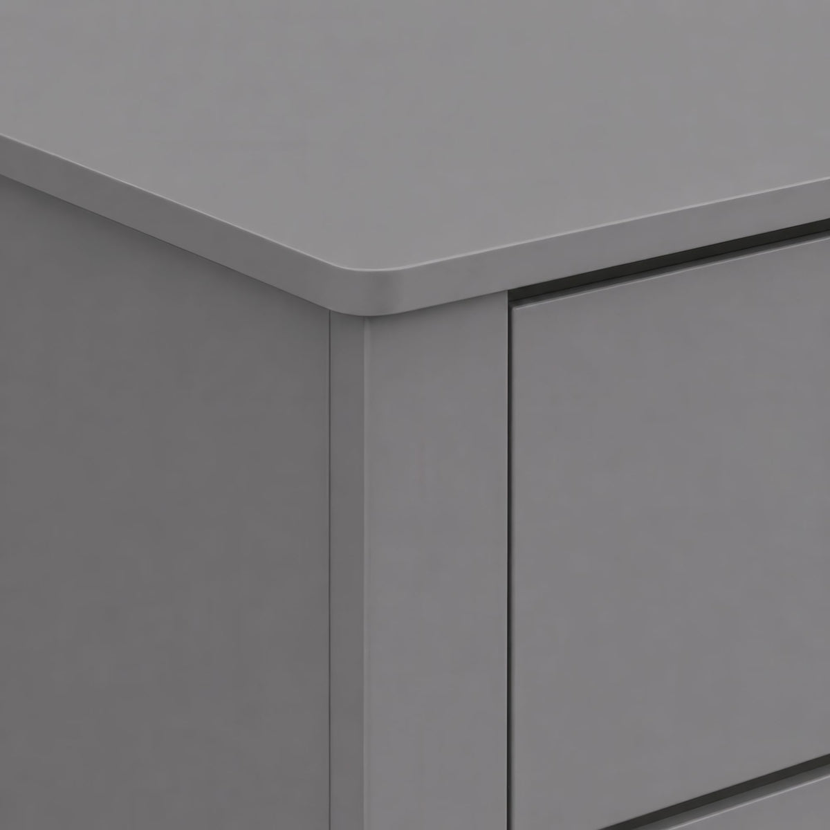 Sami Youth Dresser and Mirror Set in Grey