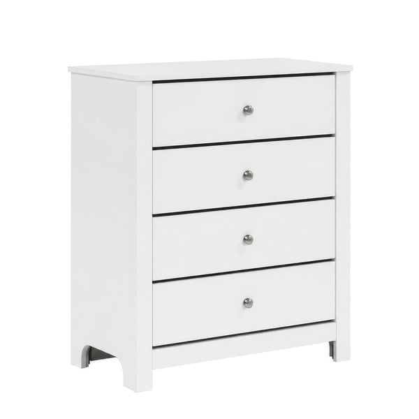 Sami Youth 4-Drawer Chest in White