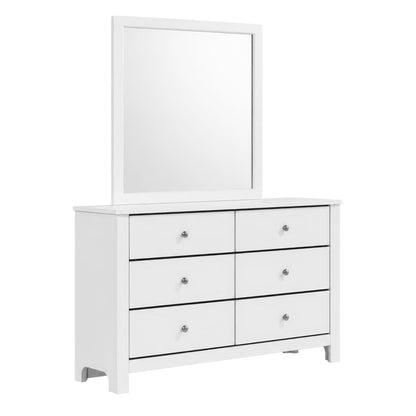 Sami Youth Full Panel 5PC Bedroom Set in White