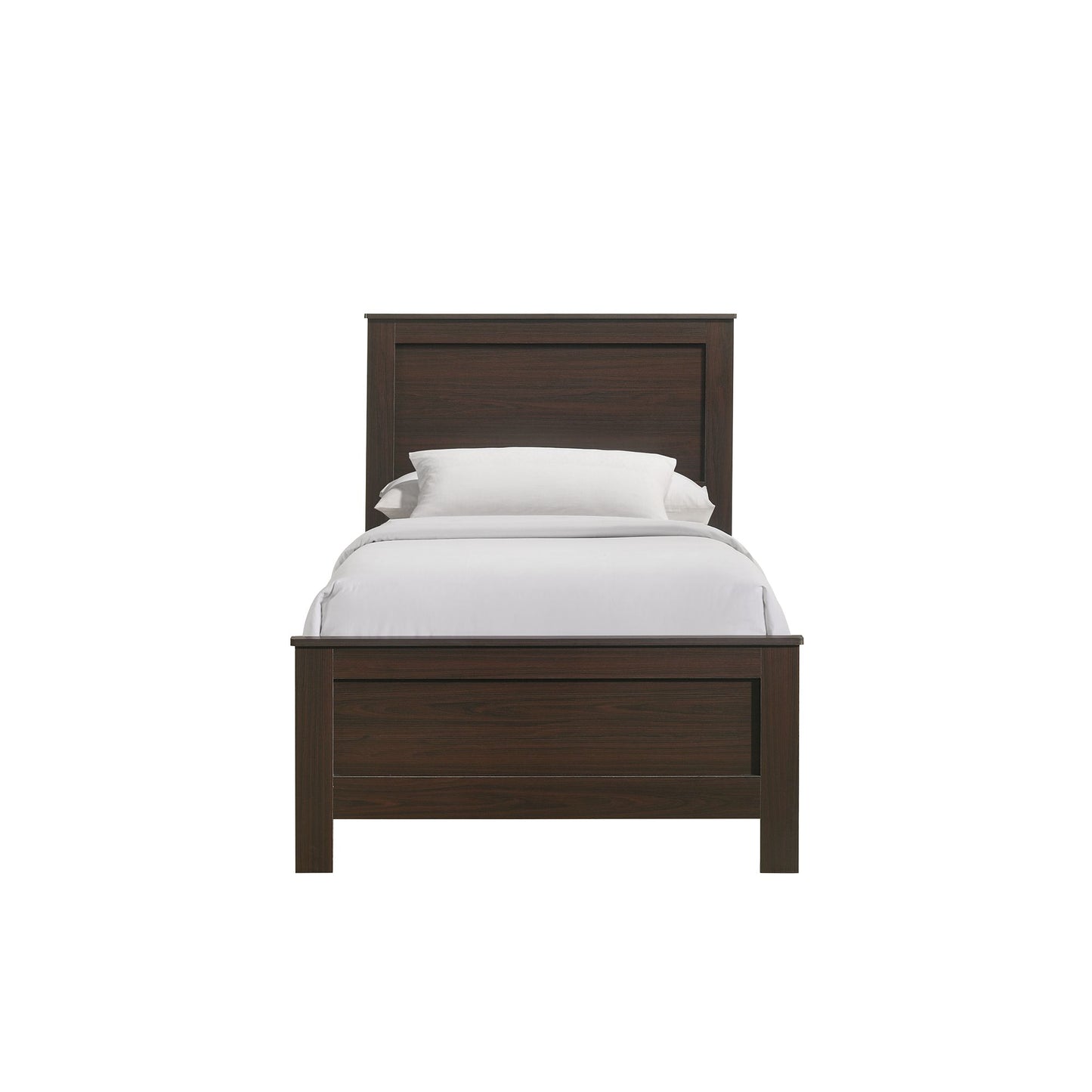 Sami Youth Twin Panel Bed in Espresso