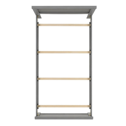 Sami Youth Twin Panel Bed in Grey