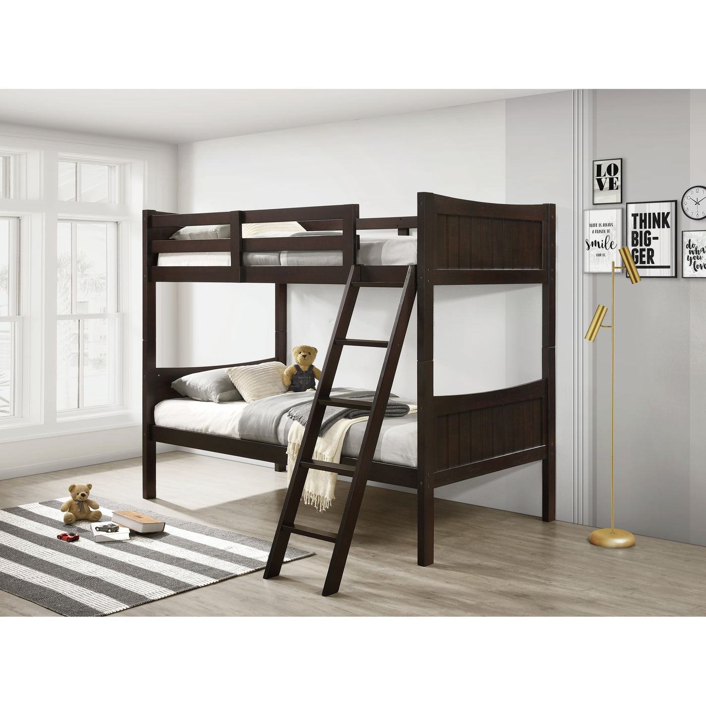 Sami Twin Over Twin Bunk Espresso