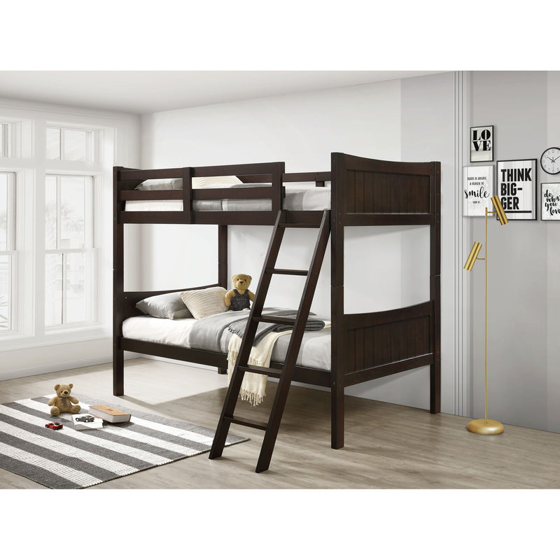 Sami Twin Over Twin Bunk Espresso