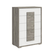 San Matteo King 5PC Bedroom Set with LED in Dual Tone