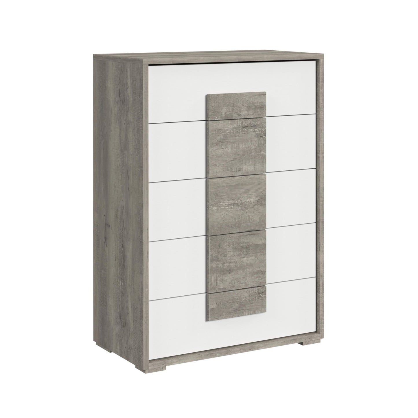 San Matteo Twin 3PC Bedroom Set with LED in Dual Tone