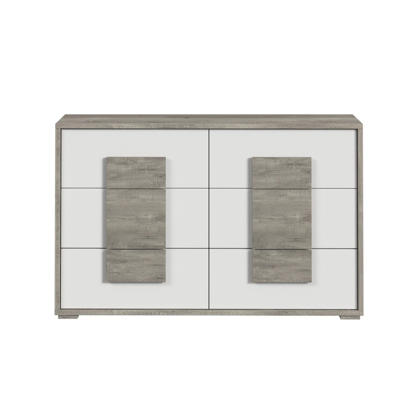 San Matteo 6-Drawer Dresser in Dual Tone