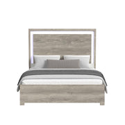 San Matteo King Bed with LED in Dual Tone