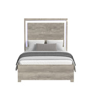 San Matteo Full Bed with LED in Dual Tone