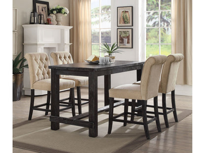 Sania 5PC Counter Height Table Set