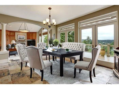 Sania 6 Pc Dining Table Set w/ Bench