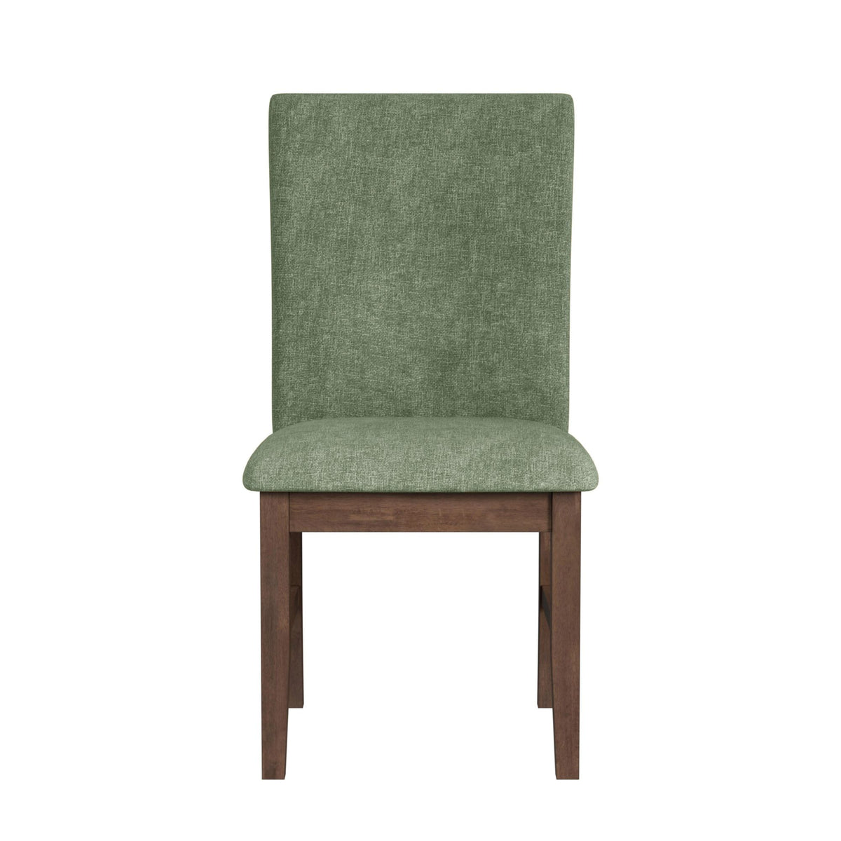 Santa Barbara Dining Side Chair With Avocado Fabric In Walnut (2 Per Carton)