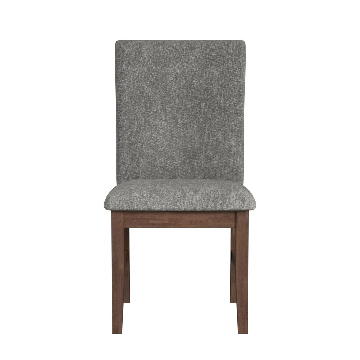 Santa Barbara Dining Side Chair With Dark Grey Fabric In Walnut (2 Per Carton)