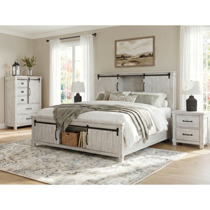Scott Queen Platform Storage 4PC Bedroom Set with 2 Nightstands & Chest