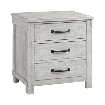 Scott Nightstand W/Usb White Finish