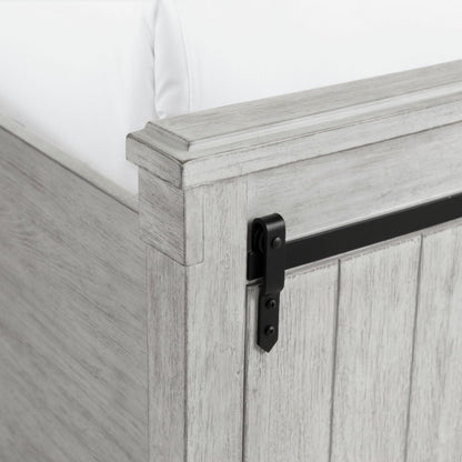 Scott King Platform Storage 4PC Bedroom Set with 2 Nightstands & Chest