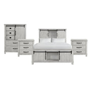 Scott Queen Platform Storage 4PC Bedroom Set with 2 Nightstands & Chest