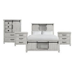 Scott Queen Platform Storage 4PC Bedroom Set with 2 Nightstands & Chest