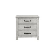 Scott Nightstand W/USB White Finish