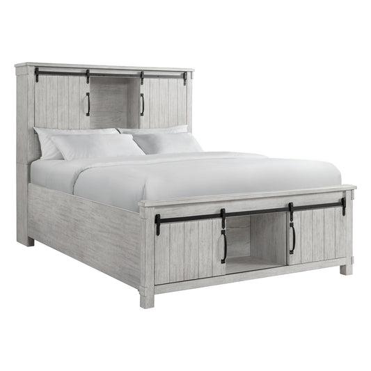 Scott Queen Storage Bed White Finish
