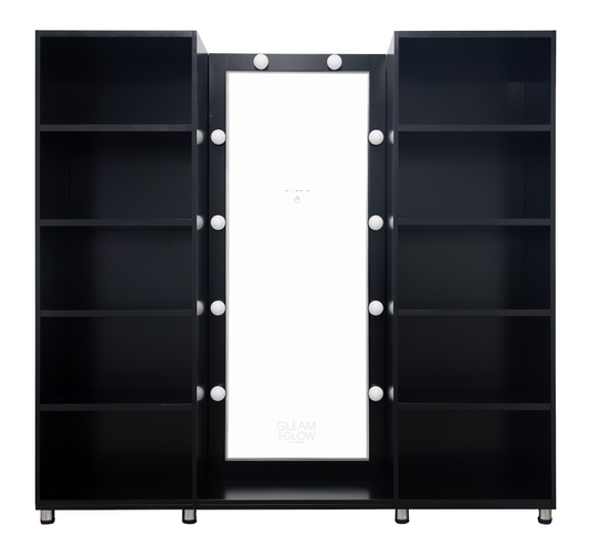 Charlotte Full Length Vanity Mirror with Columns