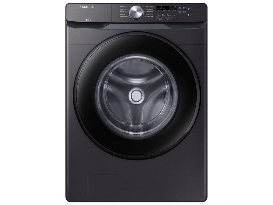 4.5 cu. ft. Front Load Washer with Vibration Reduction Technology+ in Brushed Black