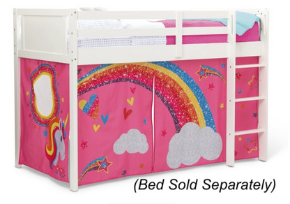 Cortina para cama alta