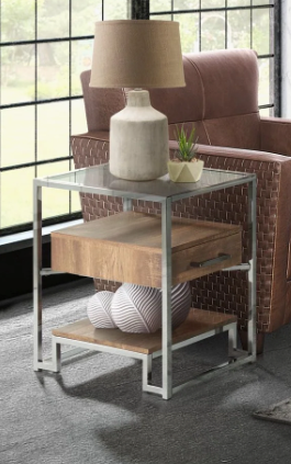 Matrix Rectangle Storage Side Chair Table