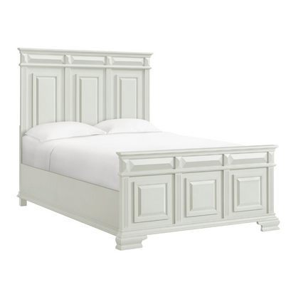 Cama principal Bridgestone en blanco antiguo