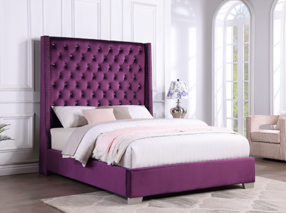 Aria Diamond 6Ft Upholstered Bed