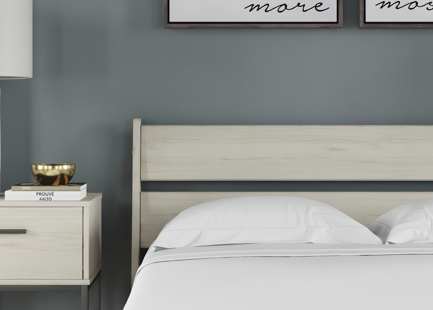 Cama de plataforma con paneles Socalle