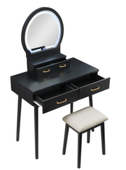 Camila Vanity Dresser W/ Mirror & Stool