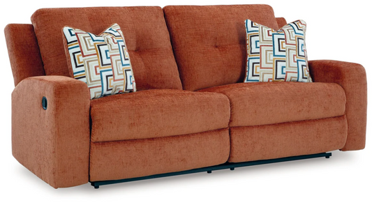 Danum Reclining Sofa in Spice