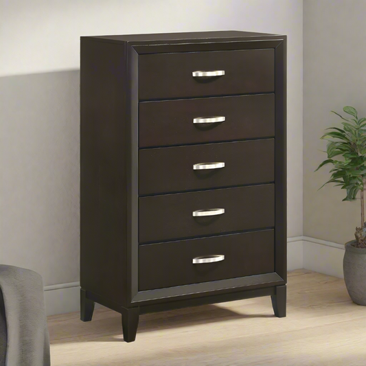 Beaumont 5-Drawer Chest with Elegant Design
