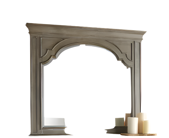 Highland Park Mirror – Waxed Driftwood Finish