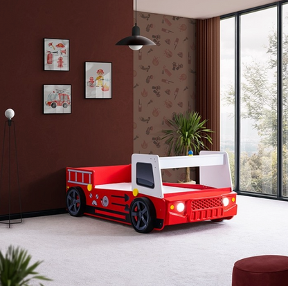 Firestall Twin Race Car Bed