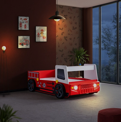 Firestall Twin Race Car Bed