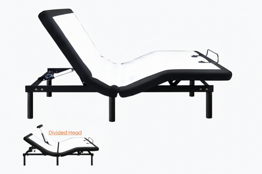 Silver Premium Adjustable Base & Dual Massage