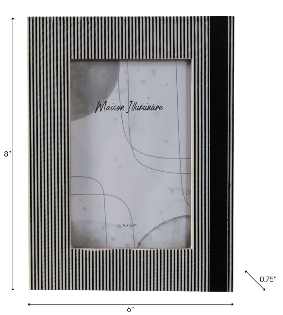 Evertonland Black Frame 8 in